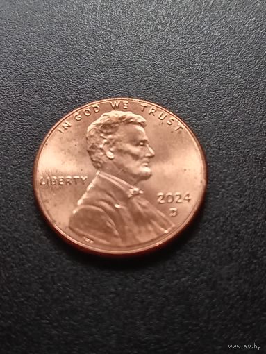 США 1 цент 2024 г - D