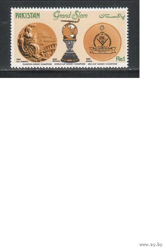 Пакистан-1985 (Мих.655) ** , Спорт, ОИ, (одиночка),