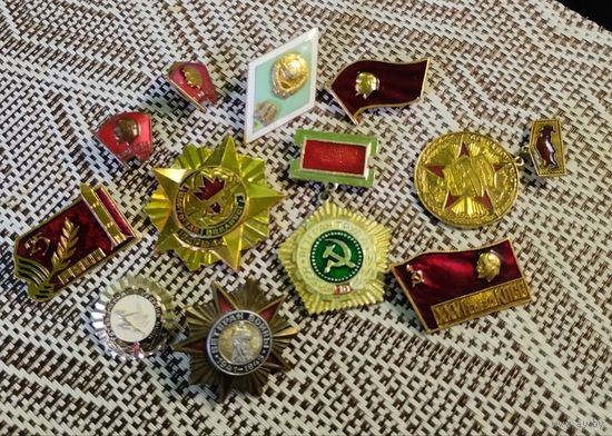 Значки СССР сборный лот