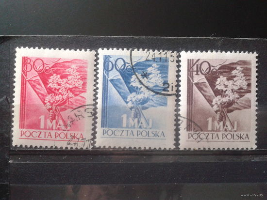 Польша 1954 День Труда - 1 мая, полная серия