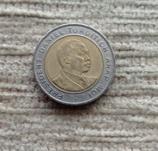 Werty71 Кения 5 шиллингов 1997 Биметалл