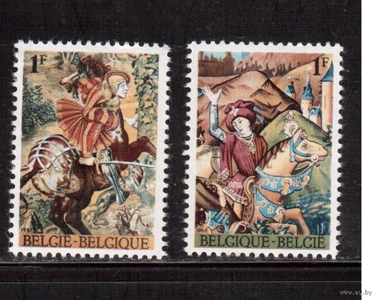 Бельгия-1967, (Мих.1482-1483) **, Эпос