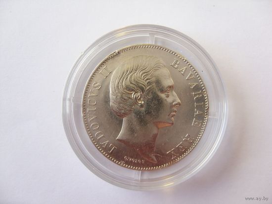 Талер (Мадонна) 1871. Бавария. Оригинал. Серебро