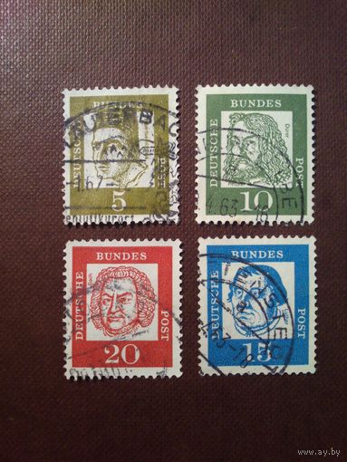 Германия 1961г .Выдающиеся немцы./42а/