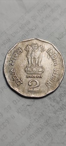 Индия 2 рупий 2002