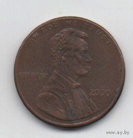 СОЕДИНЁННЫЕ ШТАТЫ АМЕРИКИ 1 ЦЕНТ 2000