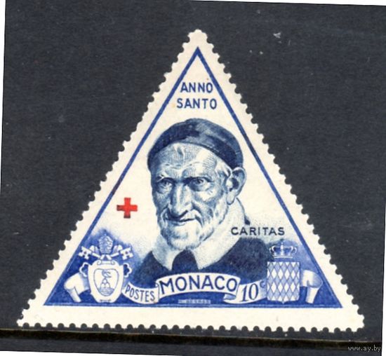 Монако.Ми-429 .Святой Винсент Павел. Серия: Святой год 1950.