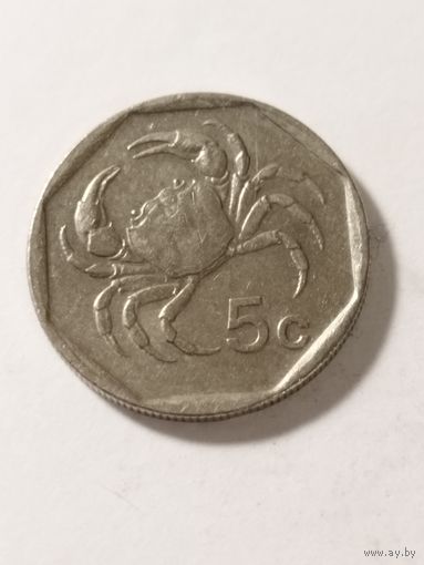 Мальта 5 центов 1998