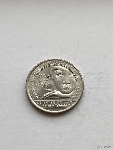 25 центов 2022 г., Анна Мэй Вонг, США.