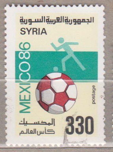 Спорт Футбол Чемпионат мира по футболу в Мексике 1986 Сирия 1986 год лот 55 (4) менее 30 % от каталога по курсу 3 р