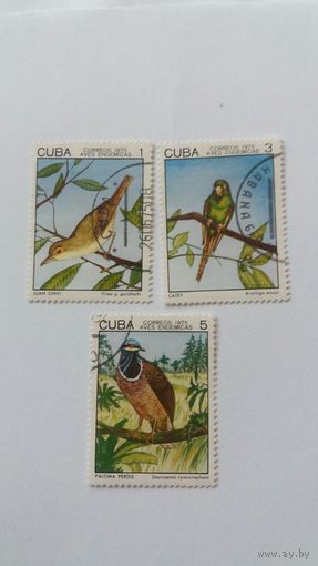 Куба 1975 3м птицы