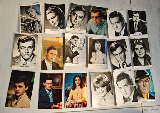 Актеры открытки