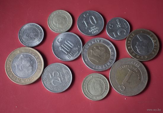Турция 11 монет