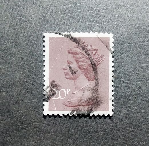 Марка Великобритания Королева Елизавета II