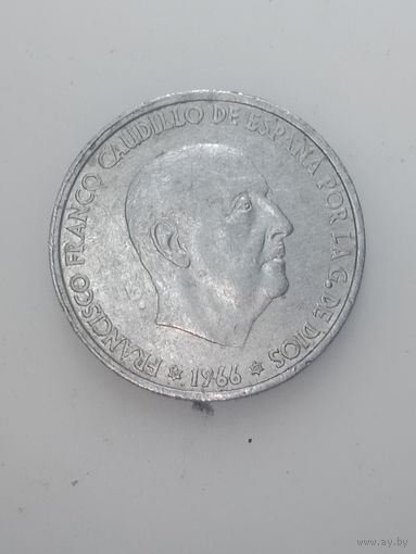 Испания 50 сентимо 1966 года . ( 69 )