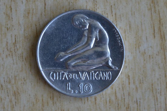 Ватикан 10 лир 1978