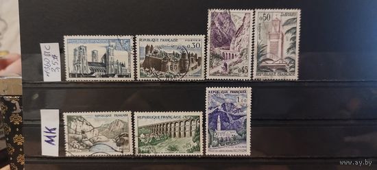 ФРАНЦИЯ 1960г. Полная серия. Гаш.