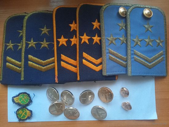 Погоны, пуговицы железнодорожные