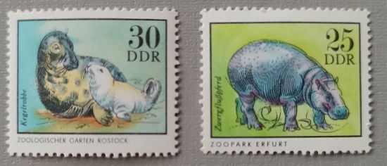 Зоопарк. Фауна. ГДР, 1975