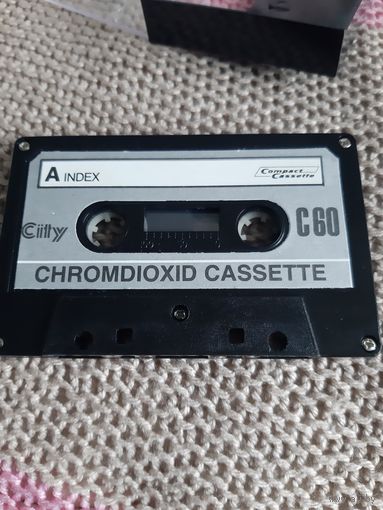 Кассета City C60. CHROMDIOXID CASSETTE.
