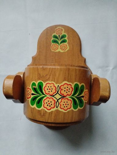 Деревянная Сольница на стену