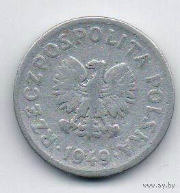 РЕСПУБЛИКА ПОЛЬША. 20 ГРОШЕЙ  1949