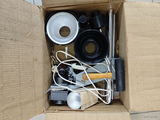 Фотоувеличитель + Фотоглянцеватель фг-9. Знак качества СССР