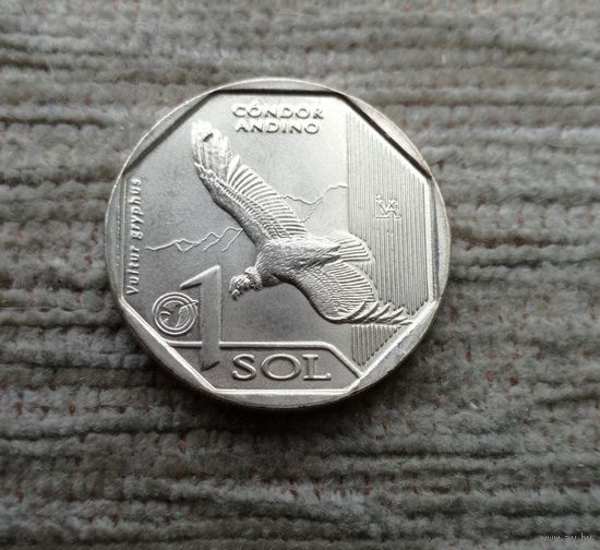 Werty71 Перу 1 соль 2017 Андский кондор Птица