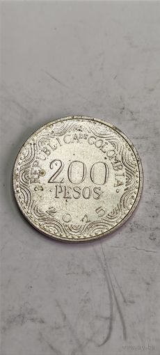 Колумбия 200 песос 2015
