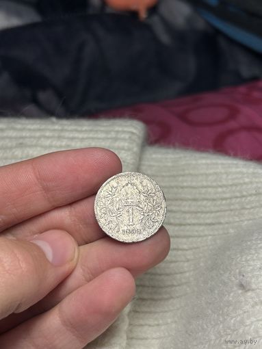 1 крона 1898