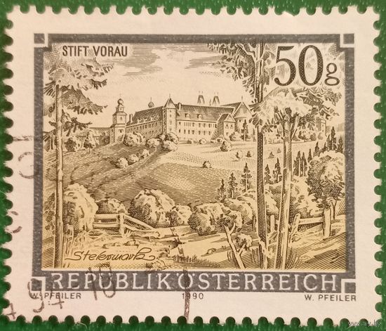 Австрия 12 октября 1990. Аббатство Форау