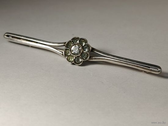 Брошь серебро 875 пр. СССР. С рубля.