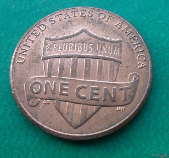 1 цент США 2015 г.в. D