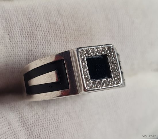 Кольцо печатка серебро 925, С РУБЛЯ! МНОГО ЛОТОВ С РУБЛЯ! лот#5