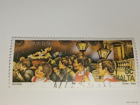 Мальта 1995 год Рождество