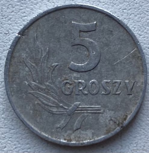 Польша 5 грошей 1958 г. Цена за 1 шт.