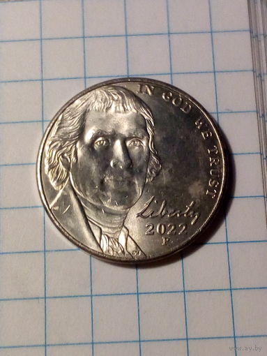 5 центов США 2022 Р год