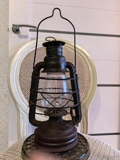 Фонарь керосиновый, старинный.