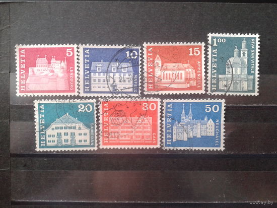Швейцария 1968 Стандарт, архитектура 7 марок