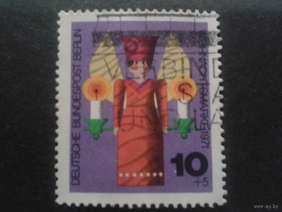 Берлин 1971 Рождество Михель-0,4 евро