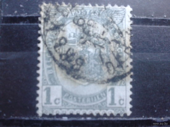Бельгия 1893 Стандарт, герб 1 сантим