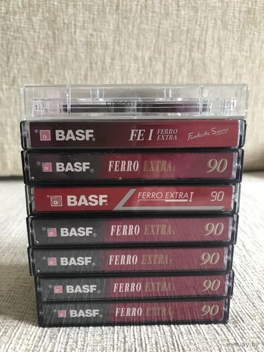 Аудиокассеты BASF Ferro Extra I и Sony EF 90 8 шт