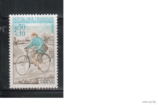 Франция-1972 (Мих.1784) , * , Велосипеды, (одиночка)