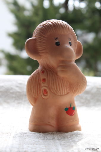 Игрушка резиновая Обезьянка не частая