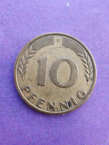 Германия ФРГ 10 пфеннинг 1969 G