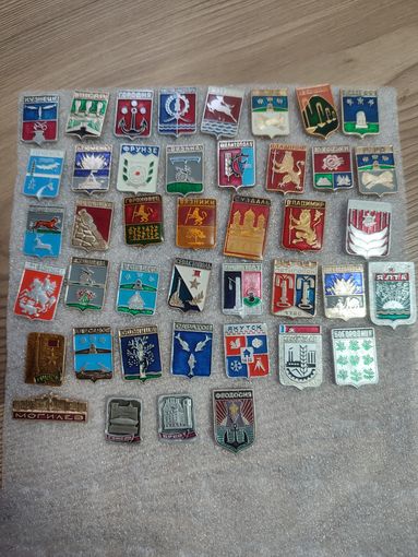 Значки города