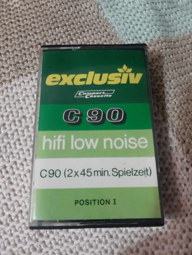 Кассета  exclusiv C 90. hifi low noise
