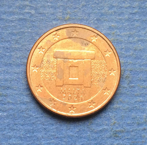 Мальта 1 евроцент 2021
