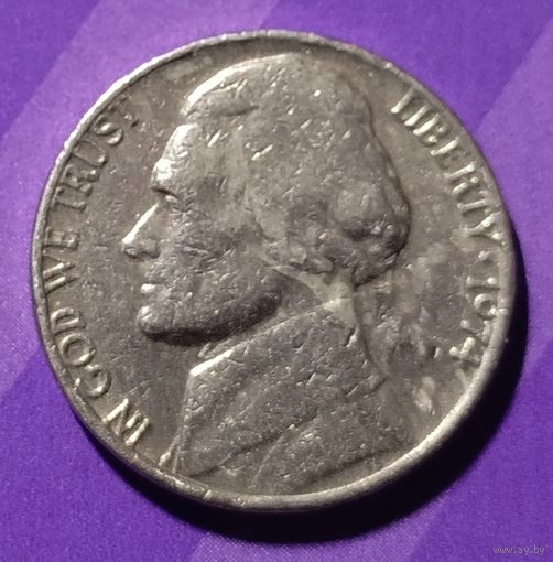 5 центов 1974 г США