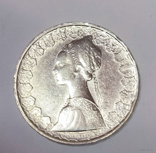 500 лир 1958 кораблик Италия